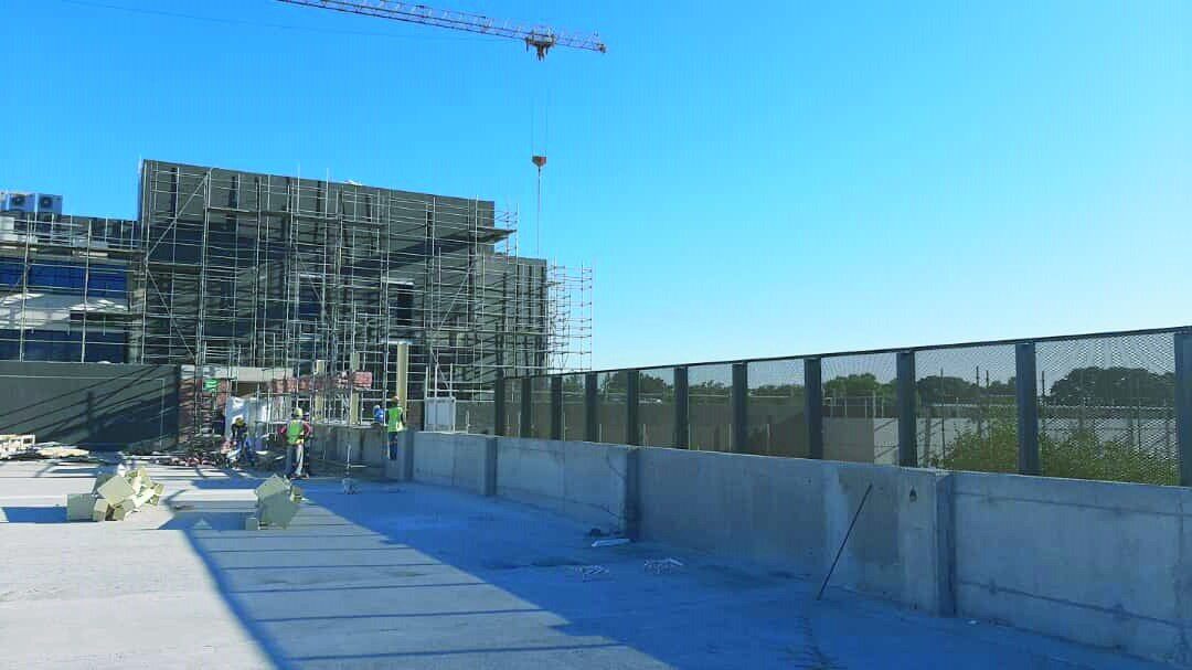 Bank of Botswana walkway and boundary works